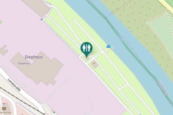Map showing location of Landstraße 85 Toilet
