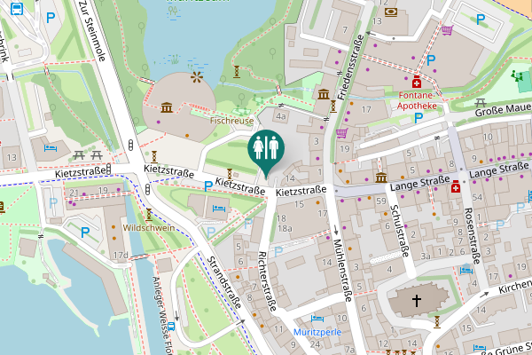 Map showing location of Kietzstraße 16 Toilet