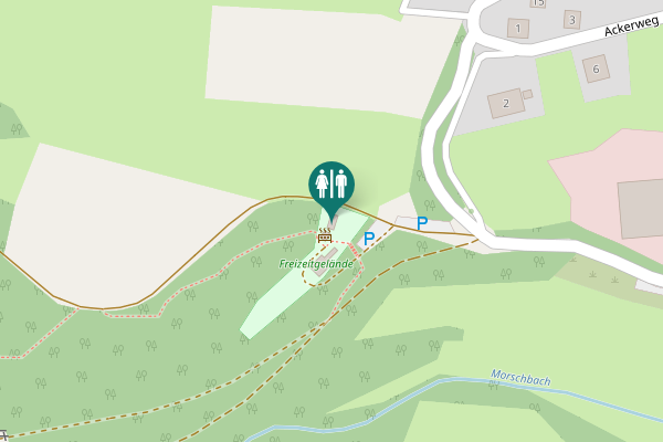 Map showing location of Altlay Toilet