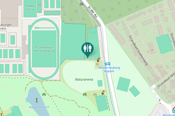 Map showing location of In der Au 12 Toilet