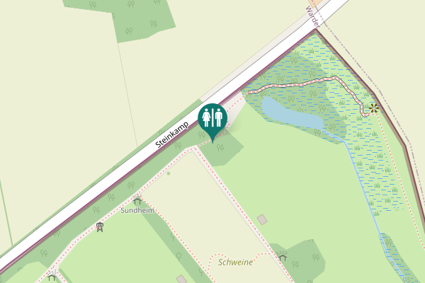 Map showing location of Langwedeler Weg 11 Toilet
