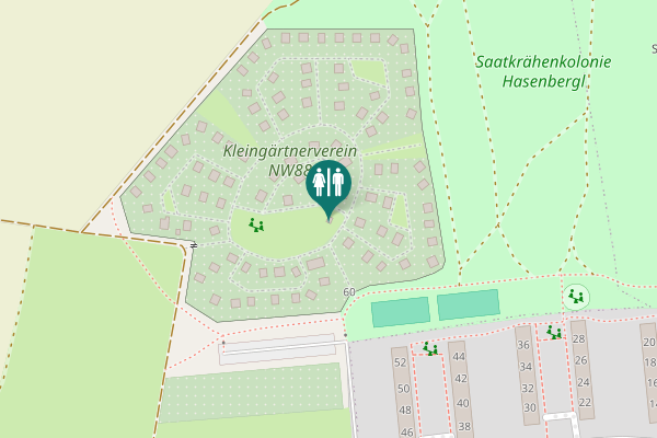 Map showing location of Grohmannstraße 60 Toilet