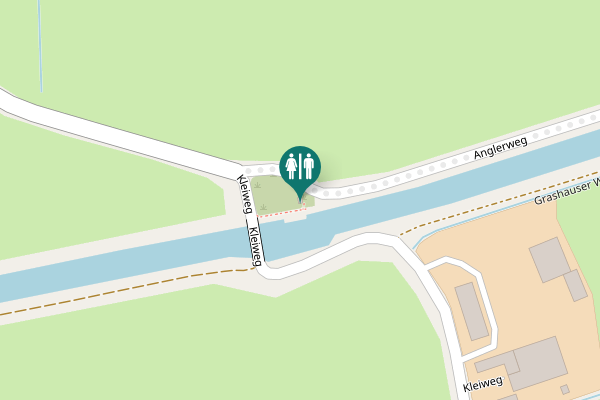 Map showing location of Anglerweg Toilet