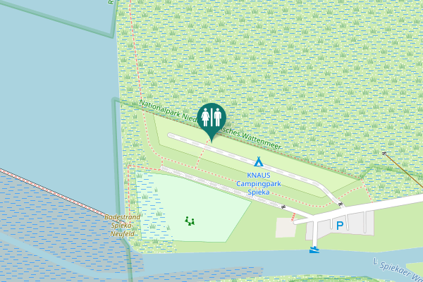 Map showing location of Zum Kutterhafen Toilet