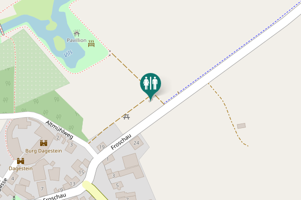 Map showing location of Froschau 24 Toilet