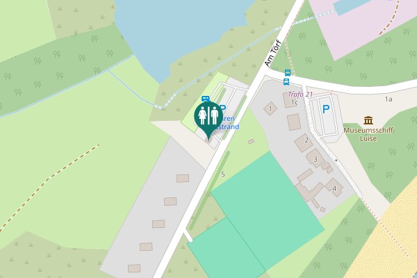 Map showing location of Südstrand 5 Toilet