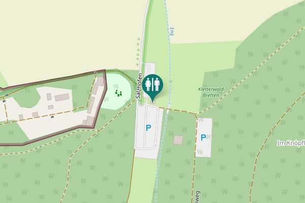 Map showing location of Salzhofen Toilet