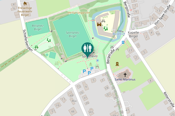 Map showing location of Beythaler Straße 2 Toilet