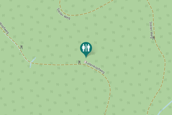 Map showing location of Fallenkopfweg Toilet