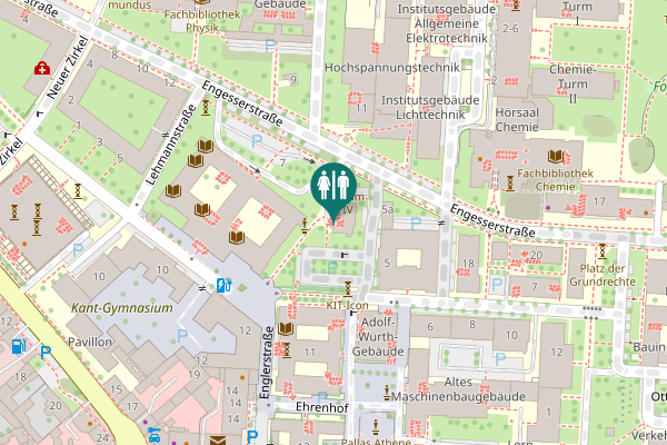 Map showing location of Wilhelm-Jordan-Weg 1 Toilet
