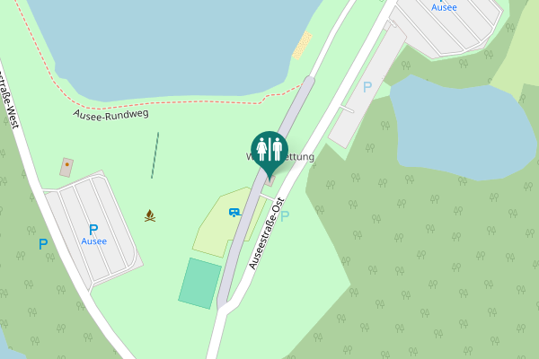 Map showing location of Luftenberg an der Donau Toilet