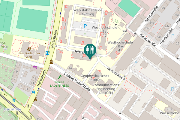Map showing location of 34 Toilet