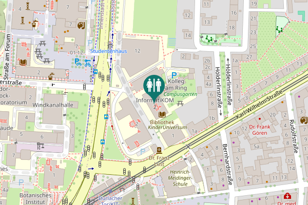 Map showing location of Adenauerring 10 Toilet