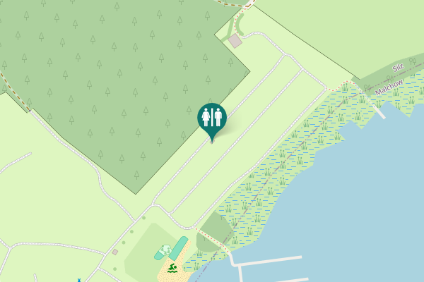 Map showing location of Am Fleesensee 5 Toilet