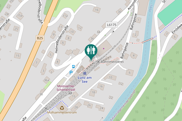 Map showing location of Amonstraße 11a Toilet