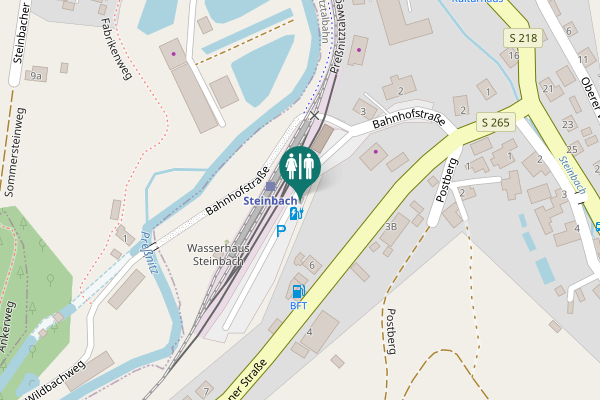 Map showing location of Schmalzgrubner Straße 6 Toilet