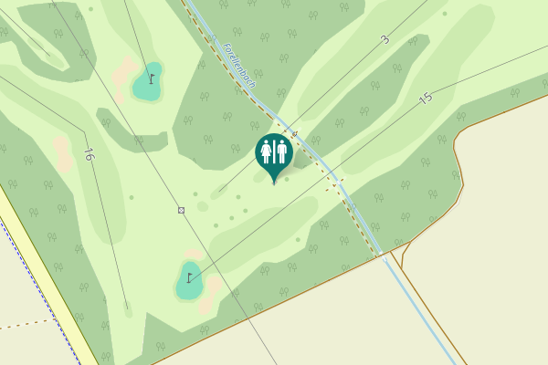 Map showing location of Ulmer Straße Toilet
