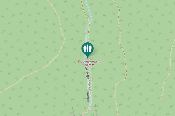 Map showing location of Dr. Vogelgesang Klamm Toilet