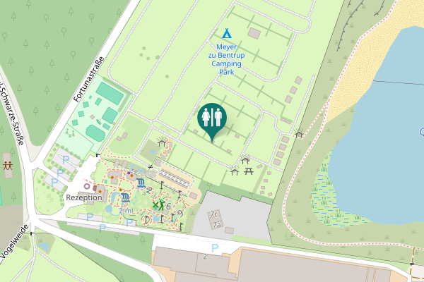 Map showing location of Vogelweide 9 Toilet