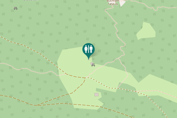 Map showing location of Ohlstadt Toilet