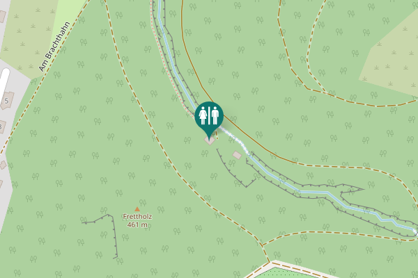 Map showing location of Am Muttenberg 10 Toilet