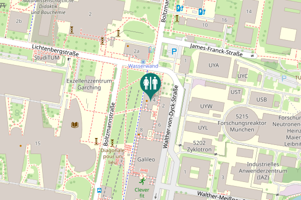 Map showing location of Walther-von-Dyck-Straße 4 Toilet
