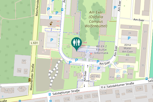 Map showing location of WC Herren
