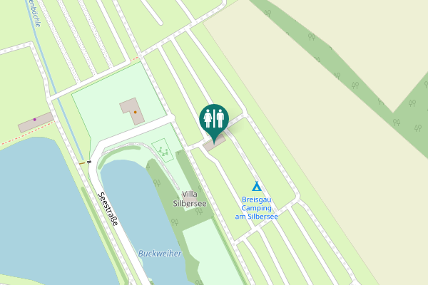 Map showing location of Seestraße 18 Toilet