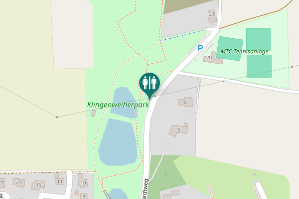 Map showing location of Baudenhardtweg 6 Toilet