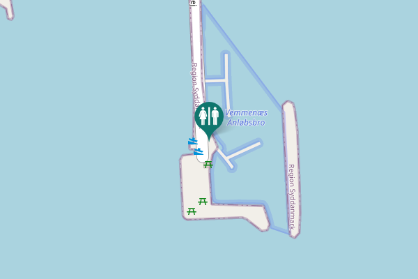 Map showing location of Vemmenæsvej 45 Toilet