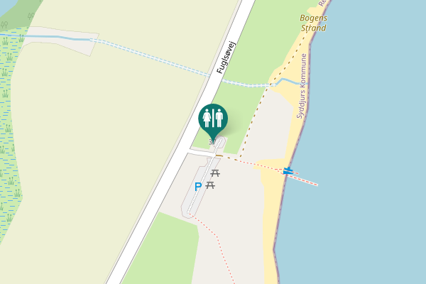 Map showing location of Fuglsøvej 37 Toilet