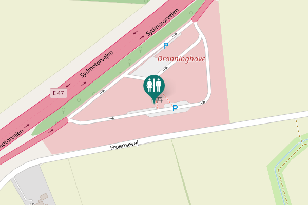 Map showing location of Sydmotorvejen 445 Toilet
