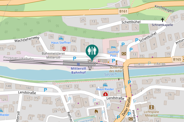 Map showing location of Wachtlehenweg 3 Toilet