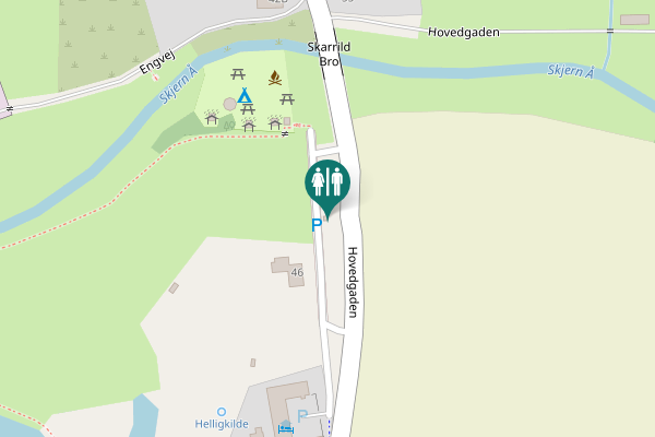 Map showing location of Hovedgaden 44A Toilet