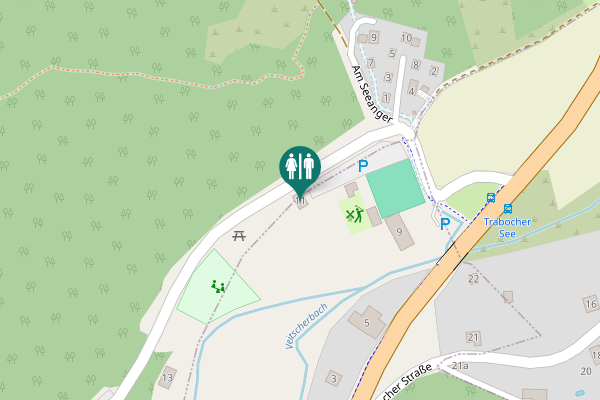 Map showing location of Am See 11 Toilet