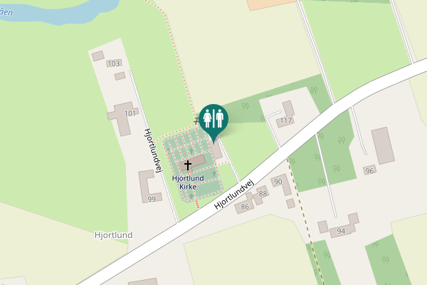 Map showing location of Hjortlundvej 113 Toilet