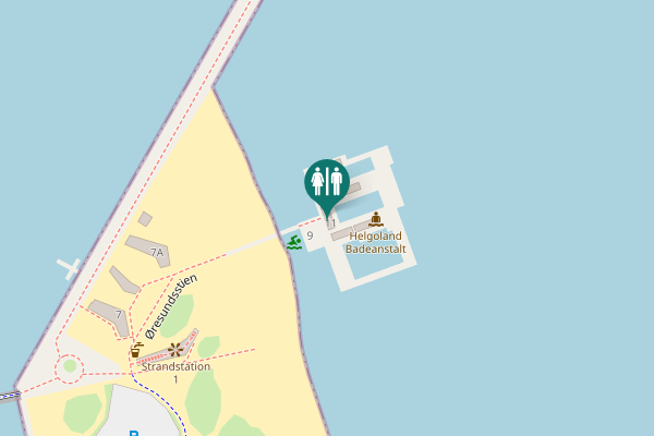 Map showing location of Øresundsstien 11 Toilet