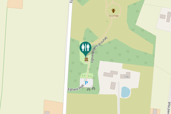 Map showing location of Egtved Holt 12 Toilet