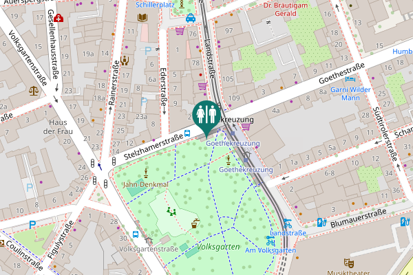 Map showing location of Stelzhamerstraße 2 Toilet