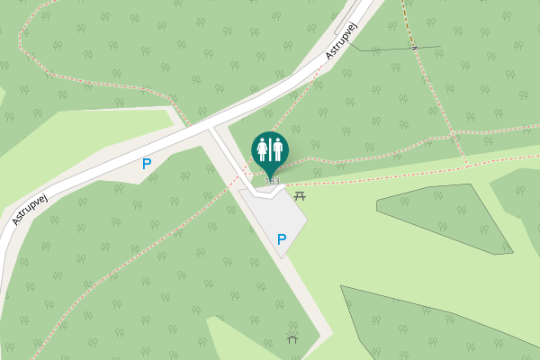 Map showing location of Astrupvej 183 Toilet
