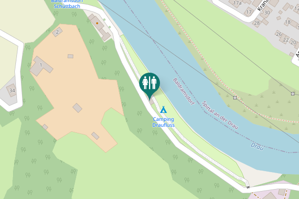 Map showing location of 10 Toilet