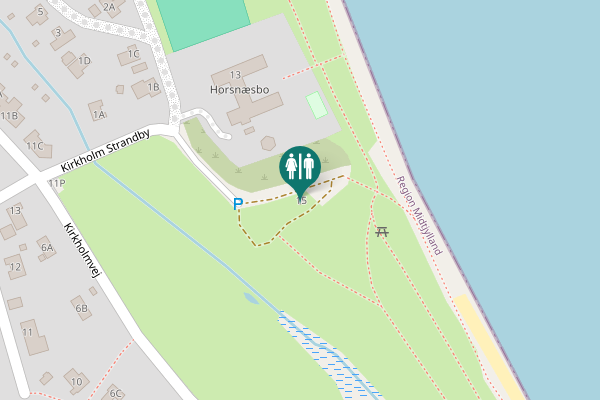 Map showing location of Kirkholmvej 15 Toilet