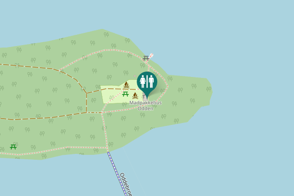 Map showing location of Søndre Ringvej 1 Toilet