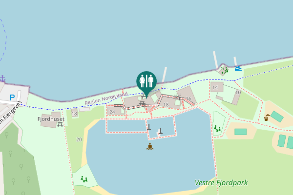 Map showing location of Ralvej 20 Toilet