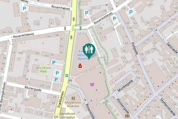 Map showing location of Stürups Plads 5 Toilet