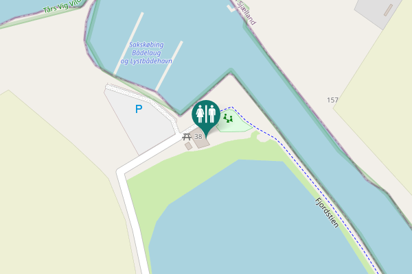 Map showing location of Maltrup Vænge 38 Toilet