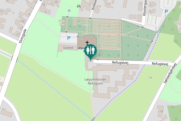 Map showing location of Refugievej 1 Toilet