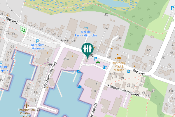 Map showing location of Klintholm Havneplads 2 Toilet