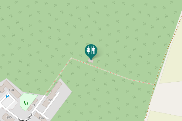 Map showing location of Hjørringvej 196 Toilet