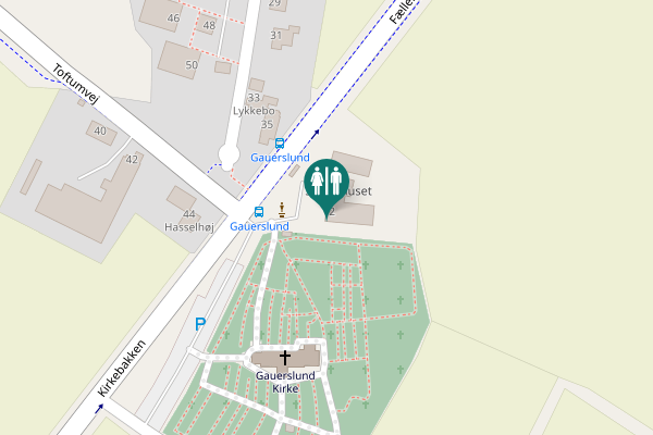 Map showing location of Fælleshåbsvej 2 Toilet